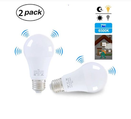 15w Motion Sensor Energy Saving Bulb 1 pcs